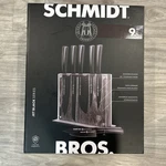 Schmidt Brothers Jet Black 9 Pc Knife Block Set New Sealed Kitchen Cutlery. Fixed Price $79.99.