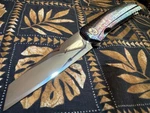 Very Rare Katsu Framelock Reverse Tanto ZDP-189 Knife Mirror #72 Of 100 Nib. Fixed Price $695.00.