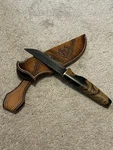 Hand Forged Celtic Hunting Knife. Fixed Price $235.00.