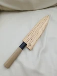 Syosaku 8" VG10 Damascus Chef's Knife Gyuto Made In Japan And Custom Saya. Fixed Price $165.00.