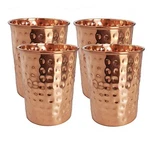 American Ayurveda Premium 99% Pure Copper Moscow Mule Cups, Hammered Finish (4. Fixed Price $79.79.