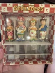 Vintage Boston Warehouse Cheese Spreaders Knives Set Of 4 Backyard Bbq Nib. Fixed Price $8.00.