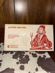 Vintage Fraser Wmf Cromargan Stainless Steel 2-PIECE Petite Server Set 8606. Fixed Price $25.00.