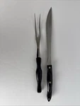 Cutco 1723 Kd Carving Knife 1727 Fork Classic Handle No Box. Fixed Price $55.00.