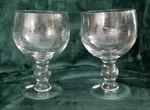 Princess House Heritage Crystal Hand Blown Glasses Set Of 2, #6213 Nib. Fixed Price $40.00.