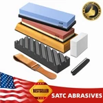 9PCS Knife Sharpening Water Dual Whetstone Set 400 1000 3000 8000 Grit New. Fixed Price $25.64.