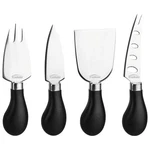 Trudeau Maison 4PC Specialty Stainless Steel Cheese Knife Set With Black Handles. Fixed Price $14.95.