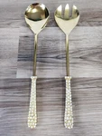 Anthropologie Serving Utensils Set 13 Inch Spoon & Fork Salad. Fixed Price $24.99.