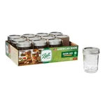 Ball Glass Mason Jar W/ Lid & Band, Regular Mouth, 8 Ounces, 12 Count. Fixed Price $10.06.