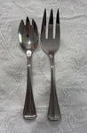 2 Towle Hamilton Stainless 18/8 Germany Satin Handle Dinner Serving Set. Fixed Price $19.99.