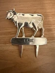Vtg Silea Cheese Markers Replacements French Silver Plated Gouda Brie Roquefort. Fixed Price $9.97.