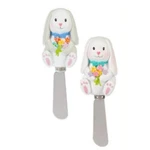 Ganz E5 Home Kitchen Easter Bunny 5" Spreaders 2PC Set EA18144. Fixed Price $19.99.