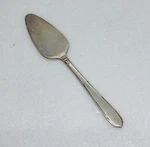 Vintage 1960S Cake Pie Server Knife Silverplated Flat Design 6.75 Art Decor. Fixed Price $11.10.