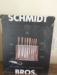 Schmidt Brothers Forge Series 10-PIECE Knife Block Set. Fixed Price $270.00.