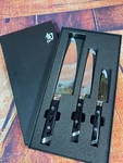 Shun Kaji 3-PIECE Starter Knife Set KDMS0300. Fixed Price $300.00.