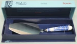 Spode Blue Italian Cake Slice Server Knife Stainless With Porcelain Handle 10". Fixed Price $23.00.
