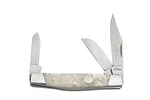 Rite Edge Pearl Stockman Knife, White, Large. Fixed Price $15.79.