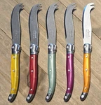 Lot Of 5 Vintage Laquiole Flying Colors Cheese Knives Inox France. Fixed Price $35.00.