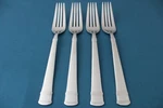 Oneida Tiramisu Dinner Forks (set Of 4) 18/10 Stainless Vietnam 8". Fixed Price $43.34.