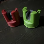 Set Of 2 Chefologist Knife Sharpeners Red And Green. Fixed Price $19.95.
