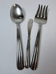 Lot Of 3 Oneida Unity Stainless Serving Spoon Meat Fork Butter Knife. Fixed Price $16.11.