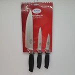 Alpine Cuisine Piece Knife Set Cutlery Knives 8" Chef Utility 3.5" Paring. Fixed Price $14.95.