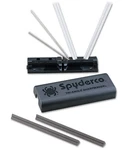 Spyderco Tri-angle Sharpmaker Knife Sharpening Set- Fine And Medium Grit 204MF. Fixed Price $95.25.