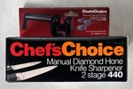 Edgecraft Chef's Choice 440, 2 Stage Diamond Hone Knife Sharpener, New In Box!. Fixed Price $39.99.