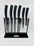 Cuisinart Nonstick Edge 7 Piece Knife Block Set - Stainless Steel. Fixed Price $45.00.