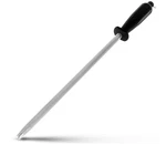 Professional Carbon Black Knife Sharpening Steel, 12 Inch. Fixed Price $10.00.