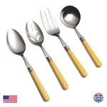 Ginkgo International Prix 4-PIECE Stainless Steel Hostess Serving Set Mimosa. Fixed Price $55.32.
