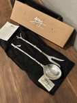Michael Aram Silver Salad Servers Twig Never Been Used In Box. Fixed Price $98.00.
