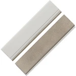 Spyderco White Silver Double Stuff Sharpening Stone Cbn-fine Ceramic 303FCBN2. Fixed Price $82.50.