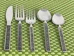 National Costellano Stainless Korea Nasco Davao Roses Flatware Smart Choice. Fixed Price $10.87.