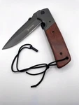 Nedfoss DA52 Folding Knife With Wooden Handle 28 Cm Outdoor, Camping, Edc. Fixed Price $25.00.