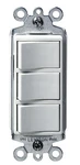 Leviton Decora Combination Three Rocker Switch 1755-WH. Fixed Price $22.99.