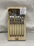 Jean Dubost Laguiole Set Of 6 Ivory Forks New. Fixed Price $49.99.