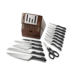 Calphalon Precision Self-sharpening 15-PIECE Knife Block Set, With Sharpin Te.... Fixed Price $179.99.