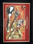 Spode Christmas Tree 3-PIECE Cutlery Set, 10" Meat Fork/serving & Slotted Spoon. Fixed Price $24.99.