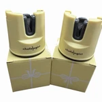 Set Of 2 Chefologist Knife Sharpener New In Box Pale Yellow. Fixed Price $21.71.