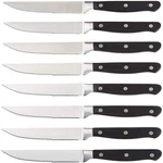 Retailer Basics 8-PIECE Full Tang Stainless Steel Serrated Steak Knife Set 4.5. Fixed Price $37.62.