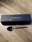 Cambridge Stainless Steel Flatware Set 20 Piece Gaze Black New Box Never Used. Fixed Price $22.00.