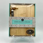 Modern Expressions Wood Cheese Cutting Board With Silver Tone Metal Knife New. Fixed Price $14.99.
