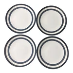 Kate Spade Dinner Plate Raise Glass 11 Black White Striped Melamine Set Of 4. Fixed Price $49.95.