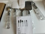 5 Pcs Kitchen Tools Gadgets Stainless W Clear Plastic Cake, Ice Cream & More. Fixed Price $12.49.