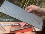 New 10" Diamond Stone Sharpener 400 & 1200 Grit By Woodriver 163082 Tool Knife. Fixed Price $59.50.