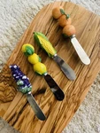Boston Warehouse Cute Spreaders Fruit Veggies Corn Grapes Kitchen Decor. Fixed Price $15.00.