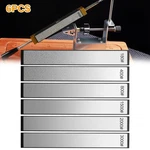6PCS 180-3000GRIT Diamond Sharpening Stone Set Knife Sharpener Plate For Kitchen. Fixed Price $44.99.