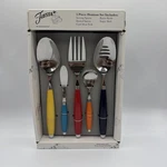 Fiesta 5-PIECE Hostess/serving Set Multicolor Handles New Box. Fixed Price $59.99.