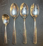 Pc Imperial Usa Stainless Serving Set Spoon, Slotted, Spork, Sugar IM141 Pat.!. Fixed Price $22.89.